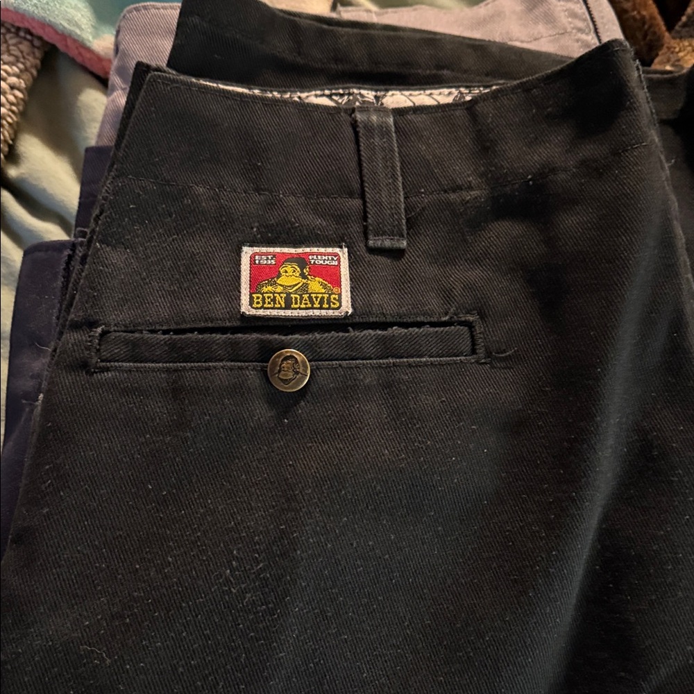 Ben Davis Classic Black Chinos